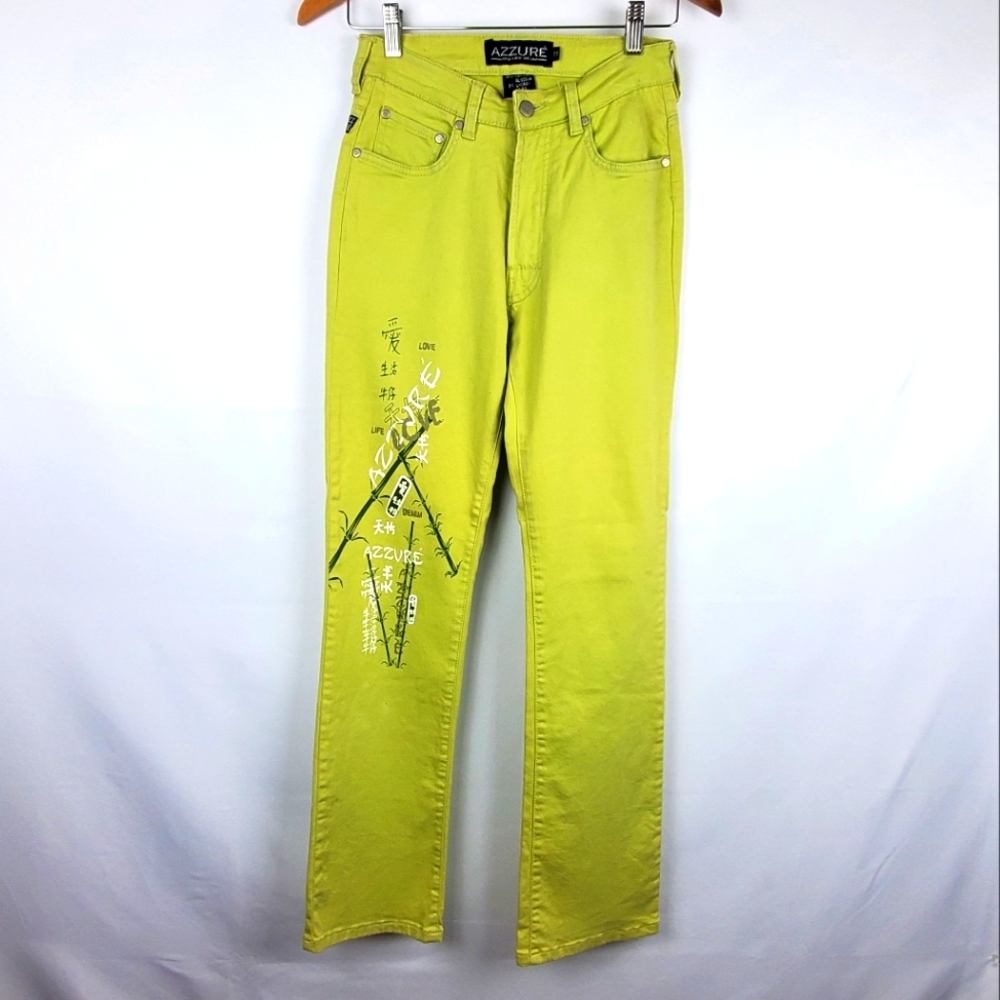 4/$25 SALE 🛍️ Azzure Green Jeans Pants 27